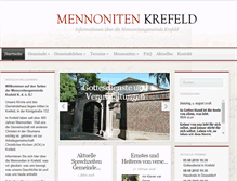 Tablet Screenshot of mennoniten-kr.de